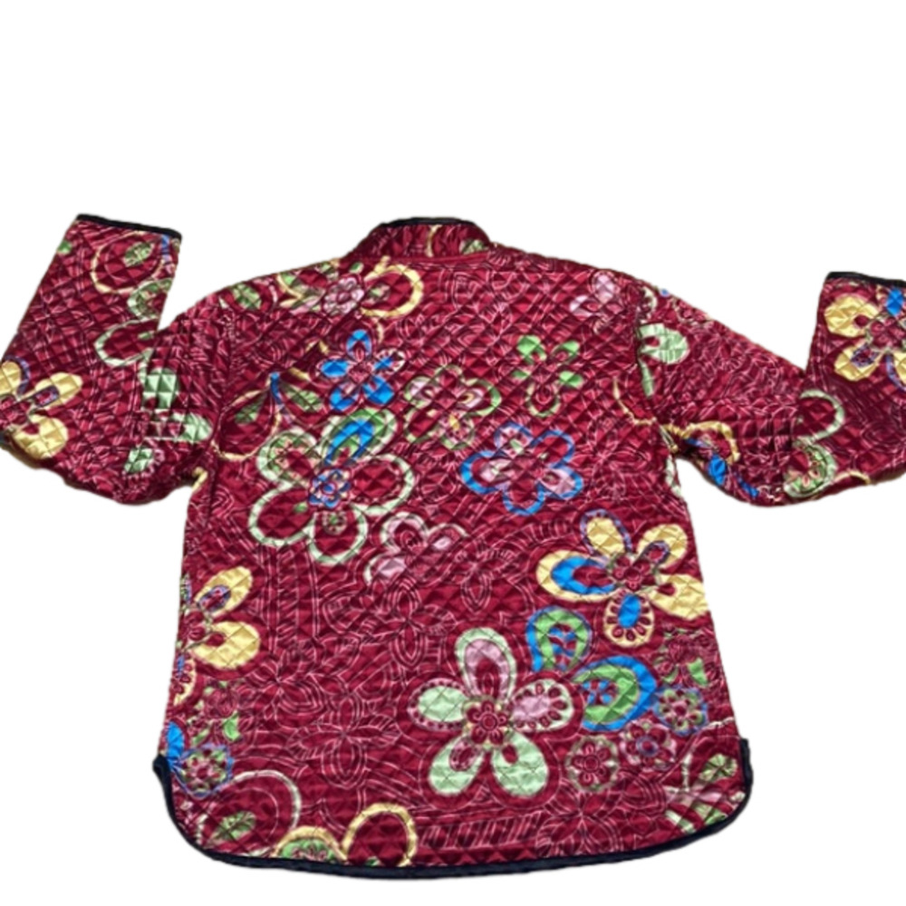 “SACRED Threads” Reversible Quilted Jacket - Picture 2 of 6